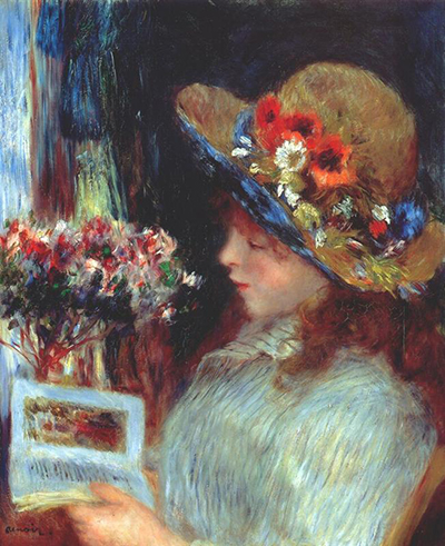 Young Girl Reading Pierre-Auguste Renoir